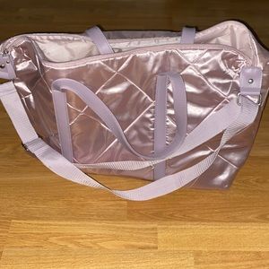 satin duffel bag